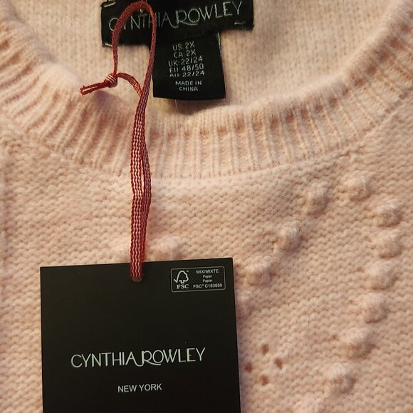 Adorable Heavy Knit Hearts Sweater - Picture 6 of 6